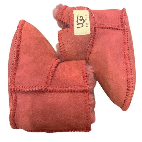 Ugg Baby Ugg Boots‎ Velcro Premium Double Face sheepskin Leather - Picture 2 of 4